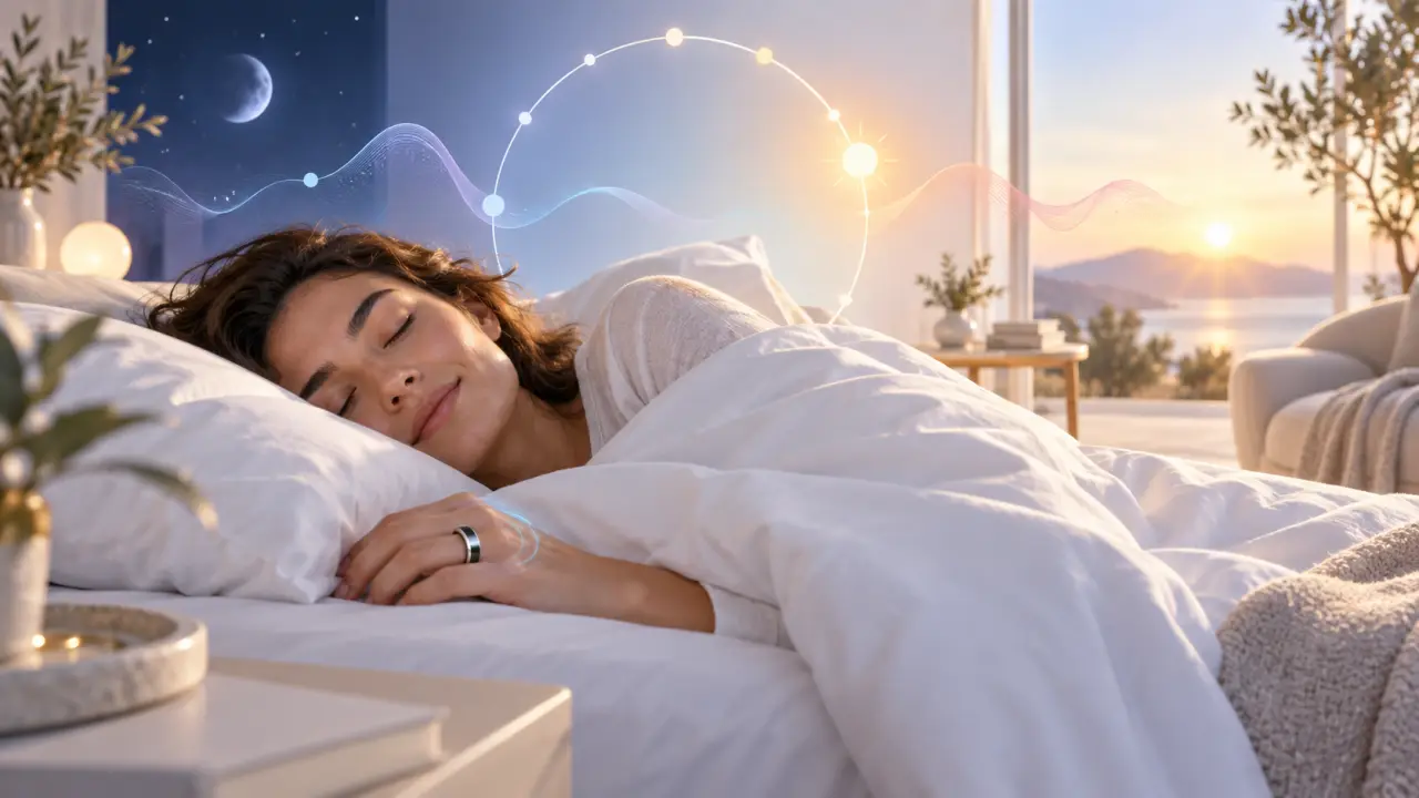 Personne dormant paisiblement, illustrant l’importance d’un rythme de sommeil régulier