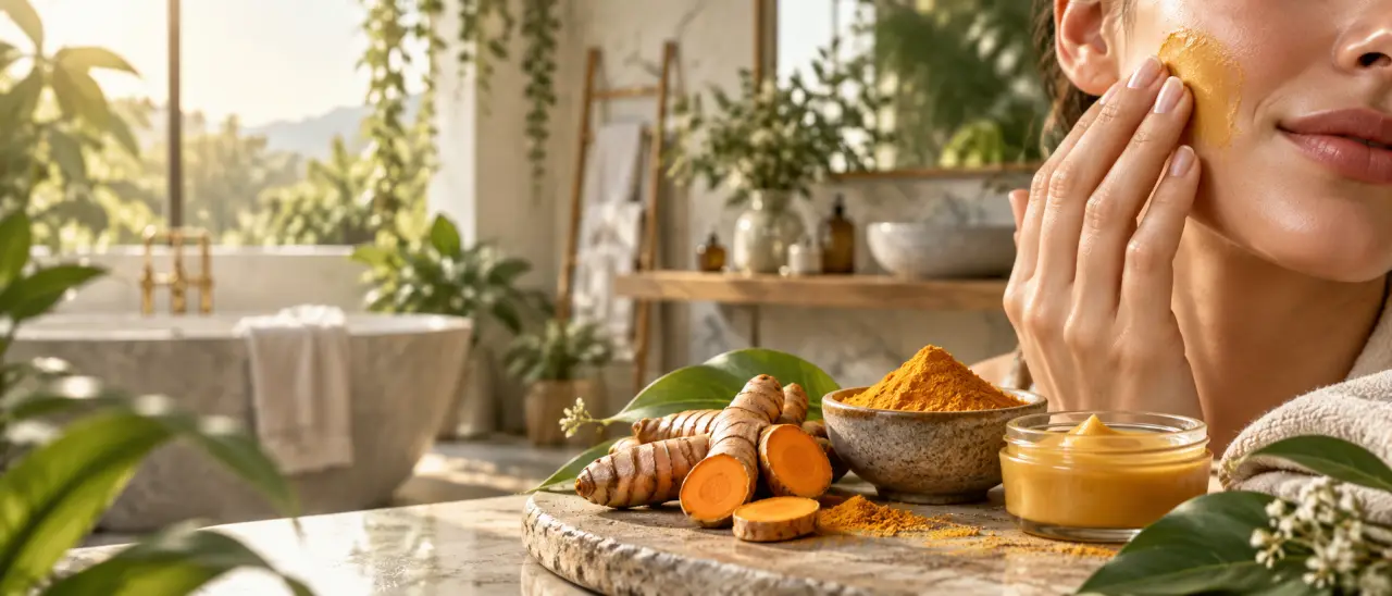 Curcuma sur la peau : quels bienfaits, quels usages et quelles précautions ?