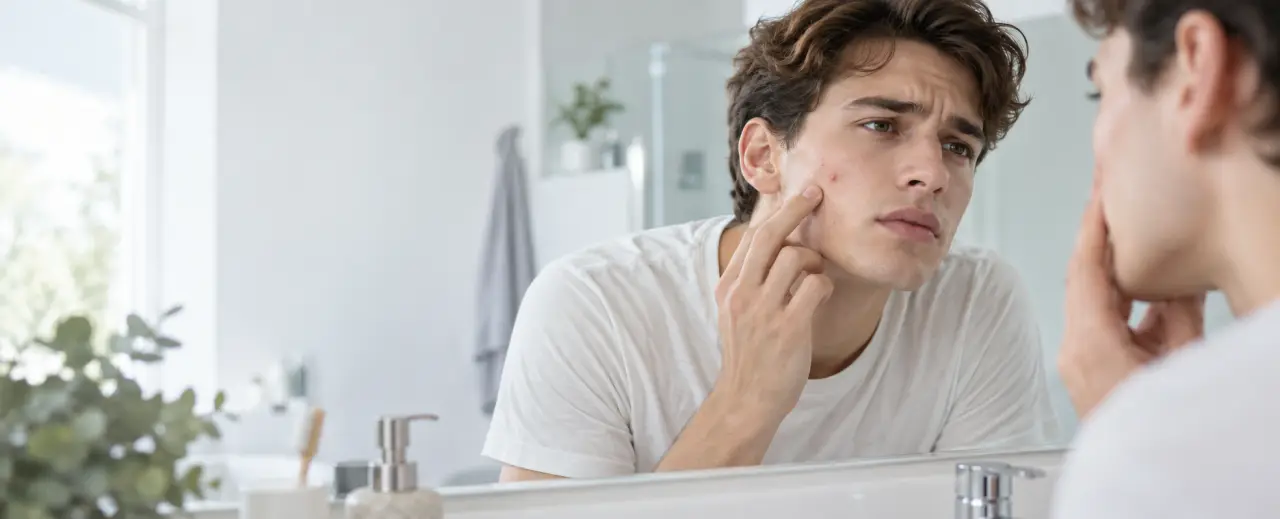 Bouton de stress sur le visage : pourquoi le manipuler entretient l’inflammation
