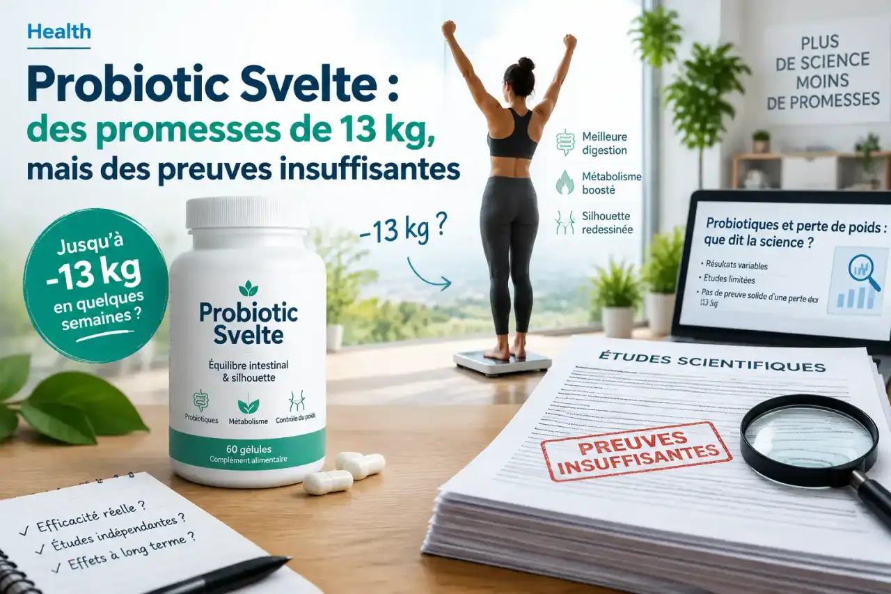 Probiotic Svelte : des promesses de 13 kg, mais des preuves insuffisantes