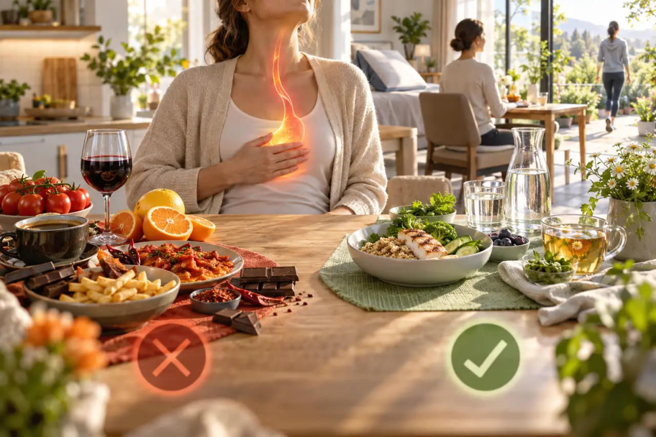 Reflux gastrique : les aliments à limiter et les habitudes qui soulagent