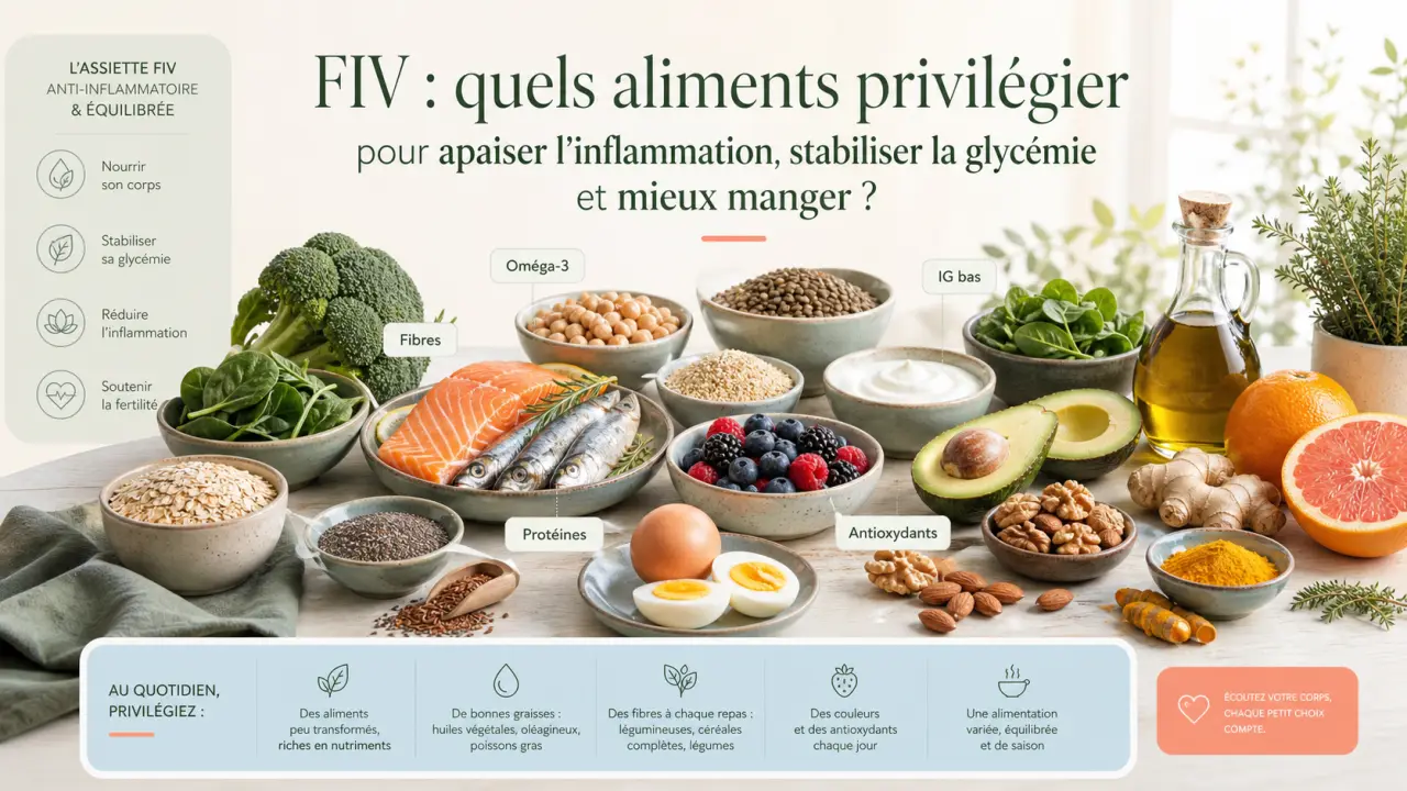 FIV : quels aliments privilégier pour apaiser l’inflammation, stabiliser la glycémie et mieux manger ?